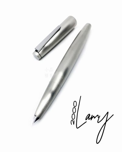 德國 Lamy 2000 14K金 不鏽鋼桿 鋼筆 